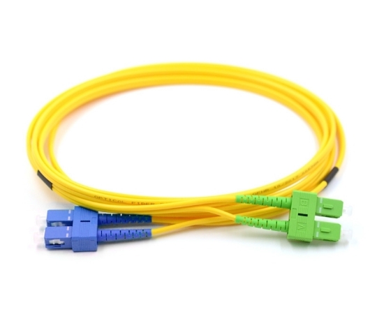 Picture of 2m, SC to SC/APC, Duplex, Singlemode Patch Cable