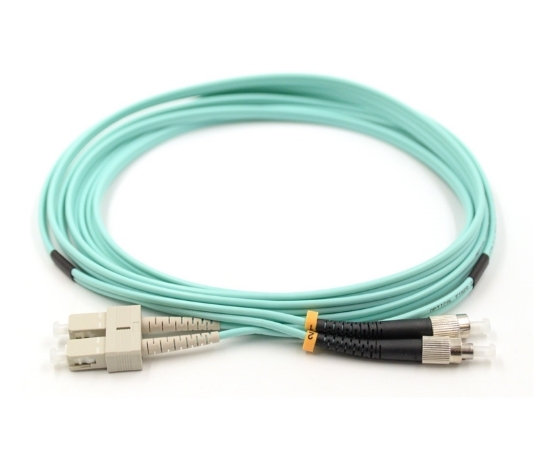 Picture of 3m, SC to FC, Duplex, OM3 Multimode Patch Cable