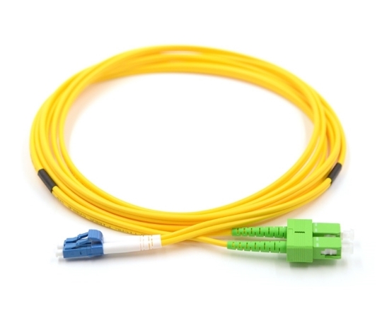 Picture of 15m, LC  to SC/APC, Duplex, Singlemode Patch Cable