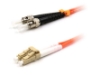 Picture of LC/UPC to ST/UPC Duplex Fiber Optic Patch Cable - 62.5/125µm Multimode OM1 - 3mm Orange PVC Rated Jacket - 1 Meters in Total Length