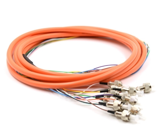 Picture of 3m, 12 Fiber FC Pigtail, Multimode, OM1