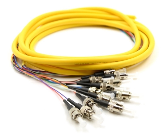 Picture of 3m, 12 Fiber ST Pigtail, Single-mode, OS2