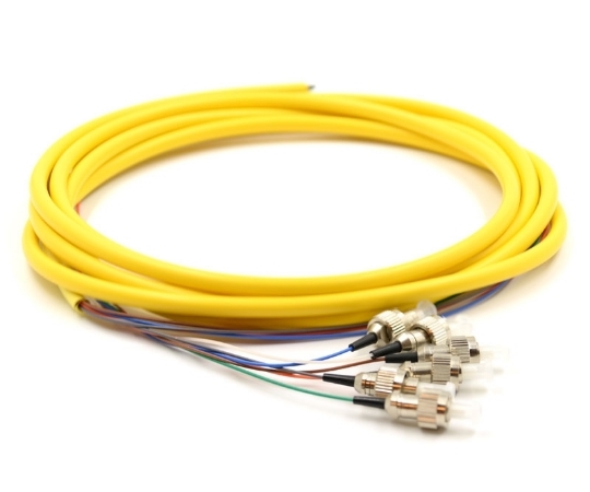 Picture of 3m, 6 Fiber FC Pigtail, SIngle-mode, OS2