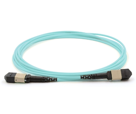 Picture of 1m, 12 Fiber MTP Cable, Multimode OM4, MPO - MPO