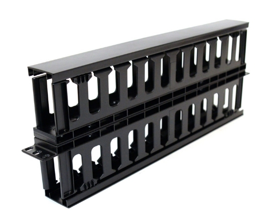Picture of 1U Dual Sided Cable Management Panel, Finger Duct