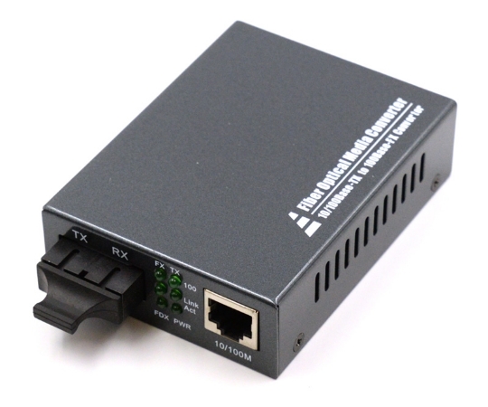 Picture of Gigabit Fiber to Ethernet Media Converter - 40km - 1000TX to 1000FX - Singlemode 