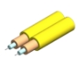 Picture of 3mm Duplex Single-mode OS2 Cable, Yellow (OFNR)