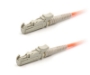 Picture of E2000/UPC to E2000/UPC Simplex Fiber Optic Patch Cable - 50/125µm Multimode OM2 - 3mm Orange PVC Jacket - 10 Meters in Total Length