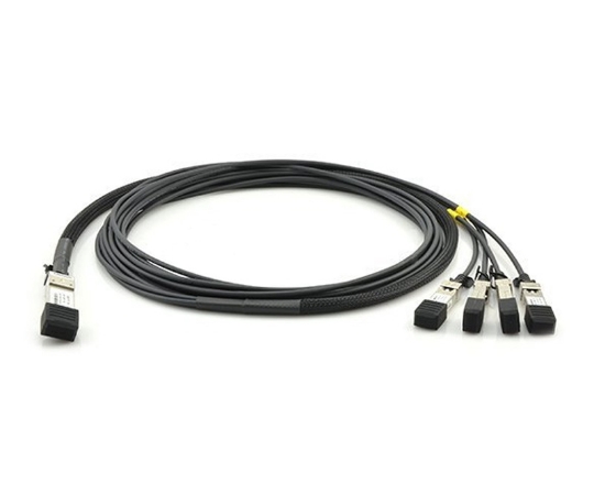 Picture of Generic QSFP28-4x25G-DAC-1M Compatible 100G QSFP28 to SFP28 DAC Cable 