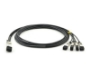 Picture of Brocade 40G-QSFP-4SFP-C-0501 Compatible 40G QSFP+ to SFP+ DAC Cable 
