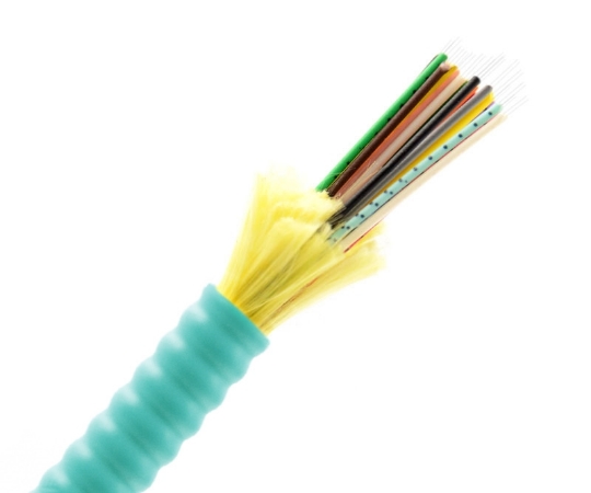 Picture of 24 Fiber Armored Distribution Cable OM3 OFNR