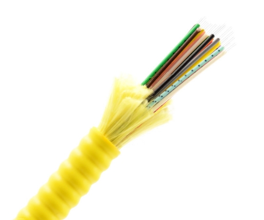 Picture of 24 Fiber Armored Distribution Cable OS2 OFNR