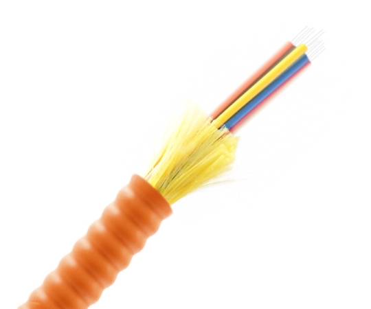Picture of 6 Fiber Armored Distribution Cable OM1 OFNR