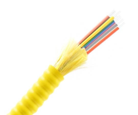 Picture of 8 Fiber Armored Distribution Cable OS2 OFNP