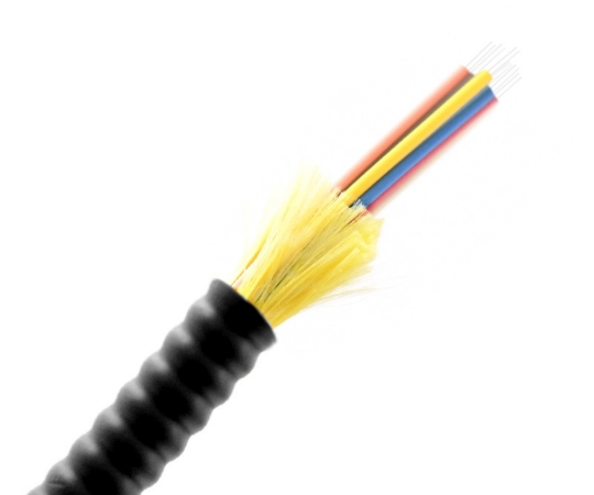 Picture of 6 Fiber Armored Indoor / Outdoor Cable OM1 OFNP