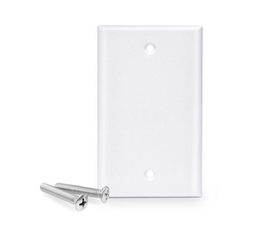 Picture of Blank Keystone Wall Plate, Single Gang