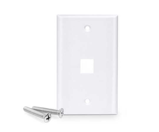 Picture of 1 Port Keystone Wall Plate, Single Gang