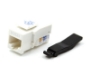 Picture of Cat5e Keystone Jack, Toolless Type, White
