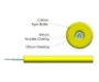 Picture of 0.9mm Tight Buffer Multimode OM3 Cable, Yellow