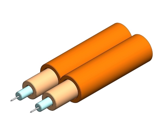 Picture of 2mm Duplex Multimode OM1 Cable, Orange (OFNR)