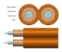 Picture of 3mm Duplex Multimode OM1 Cable, Orange (OFNR)