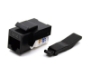Picture of Cat6 Keystone Jack, Toolless Type, Black