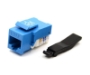 Picture of Cat6 Keystone Jack, Toolless Type, Blue