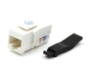 Picture of Cat6 Keystone Jack, Toolless Type, White