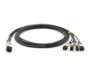 Picture of Extreme Networks 10202 Compatible 40G QSFP+ to SFP+ DAC Cable 