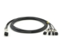 Picture of Huawei QSFP-4SFP10G-CU5M Compatible 40G QSFP+ to SFP+ DAC Cable 