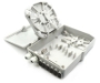 Picture of 12 Fiber Wall Mountable Termination Box - 2 Input Glands and 12 Output Ports - Splice Tray Included