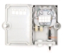Picture of 4 Fiber Wall Mountable Termination Box - 2 Input Glands - Splice Tray Included