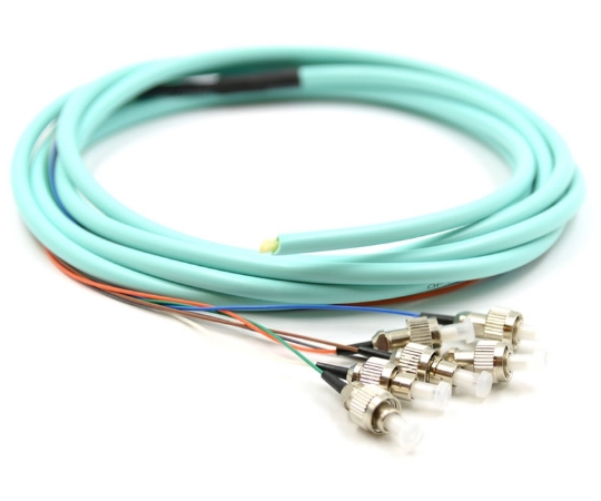 Picture of 3m, 6 Fiber FC Pigtail, Multimode, OM3