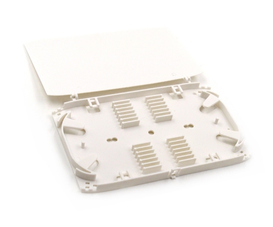 Picture of 12 Fiber, White Fusion Splice Tray