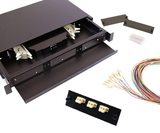 Picture of 6 Fiber LC 62.5/125 1U Splicing Patch Panel Kit