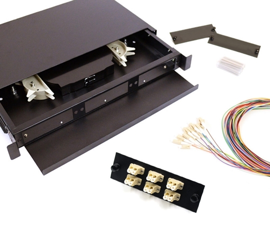 Picture of 12 Fiber LC 62.5/125 1U Splicing Patch Panel Kit