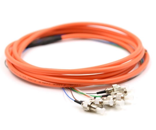 Picture of 3m, 6 Fiber FC Pigtail, Multimode, OM3