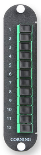 Picture of Corning CCH 12 Port Singlemode SC/APC Adapter Plate